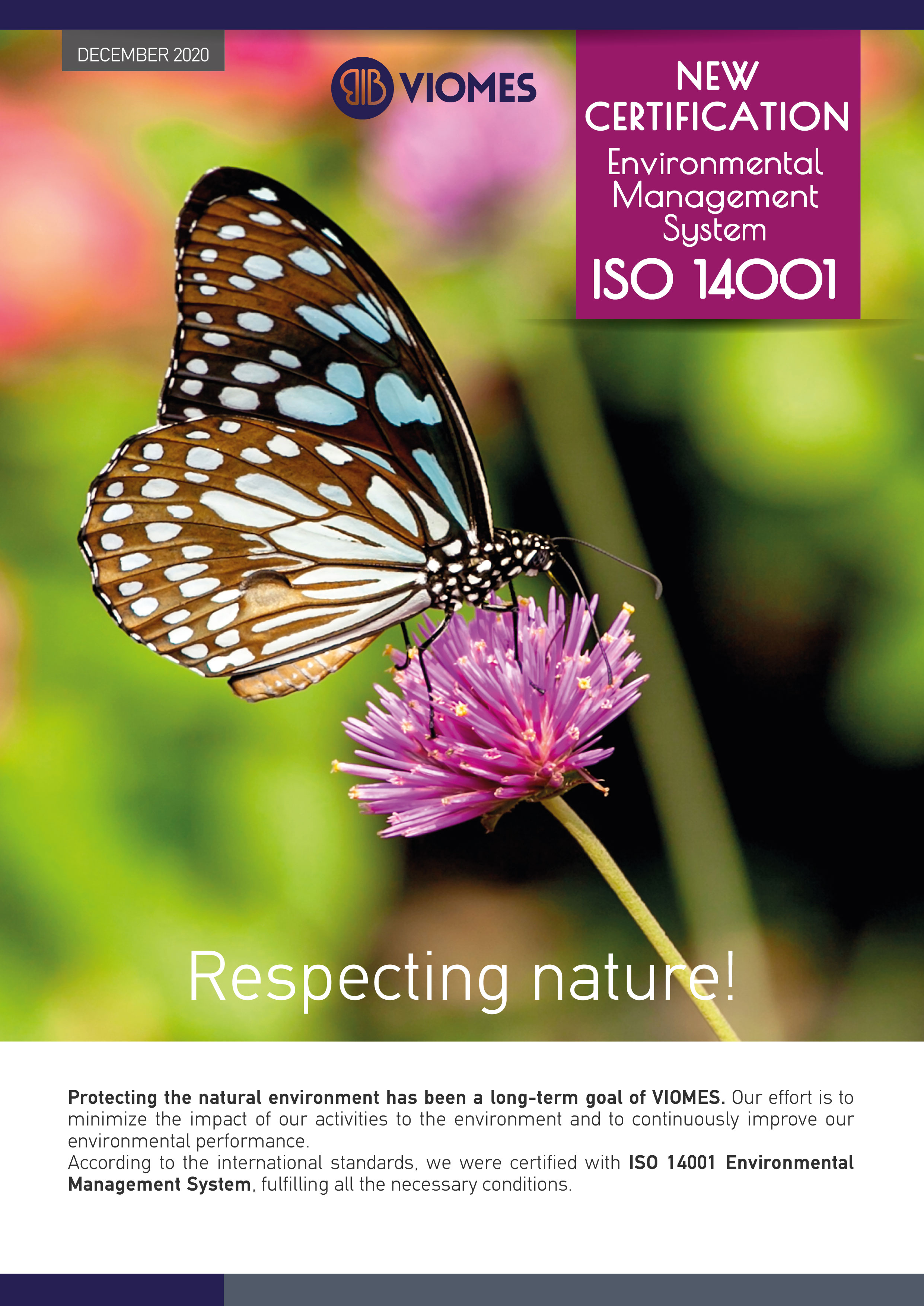 Gestion environnementale ISO 14001