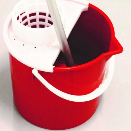 Bucket round 16 liters with water flow